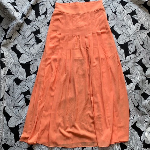 Anthropologie: Maeve, SM creamsicle maxi skirt - Picture 4 of 8